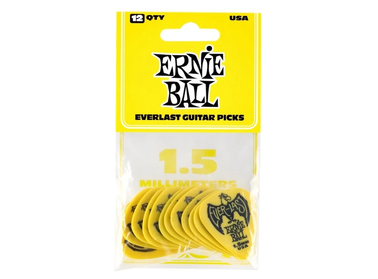 Ernie Ball EB-9195 Everlast 1.5-YEL, 12-pakning 