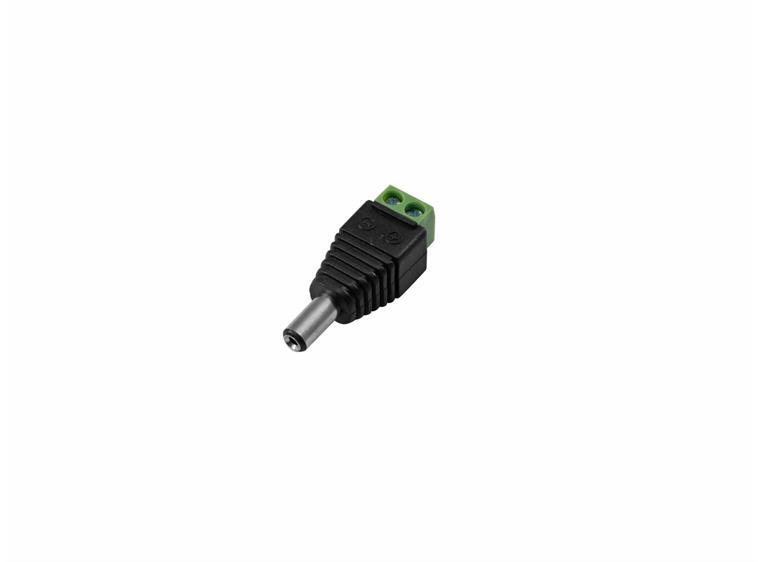 Eurolite Adapter Screw Terminal male Hollow Plug