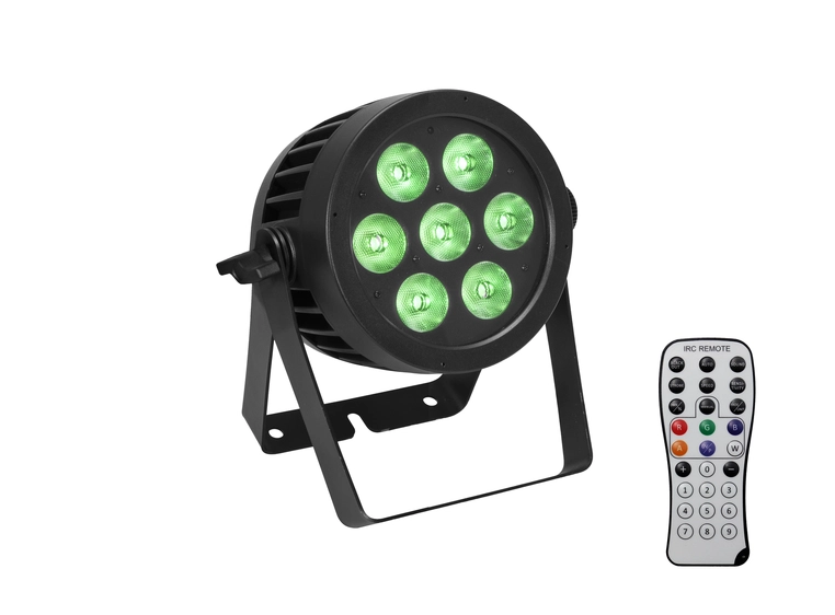Eurolite LED IP PAR 7x8W QCL spot 