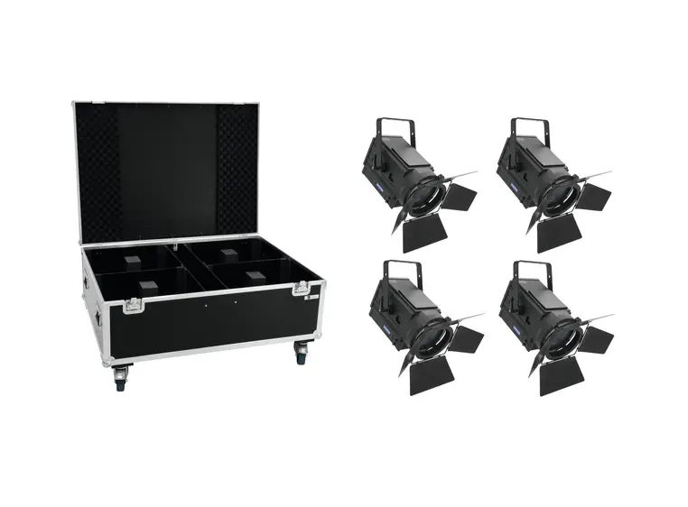 Eurolite Set 4x LED THA-250F & Case 