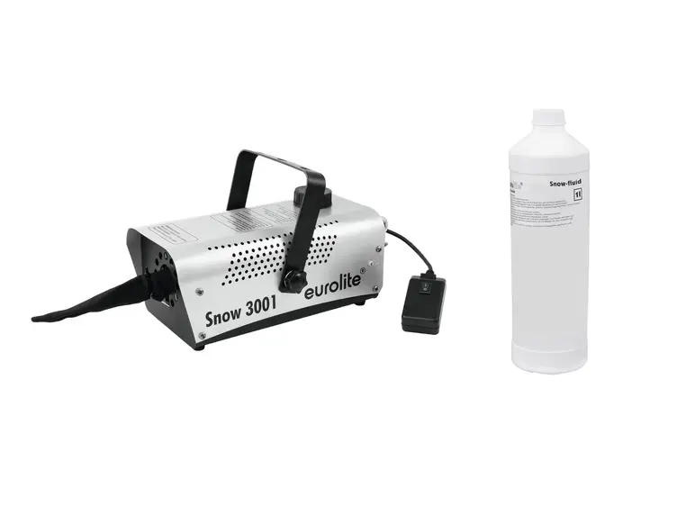 Eurolite Set Snow 3001 Snow machine & Snow fluid 1l 