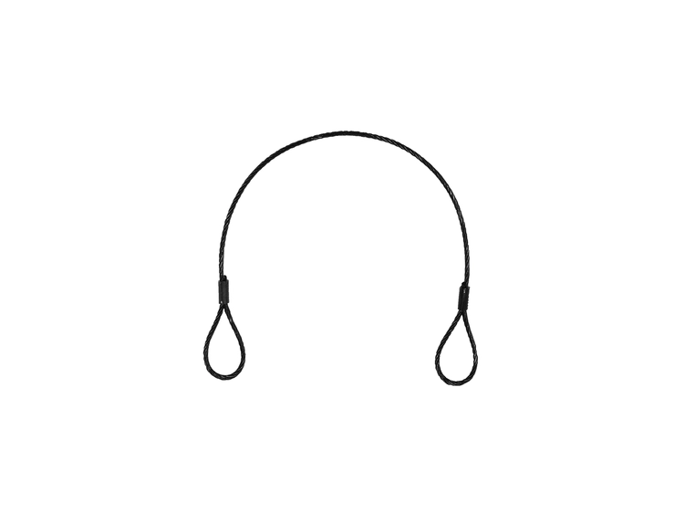 Eurolite Steel Rope (SC) 400x3mm black without quick link 