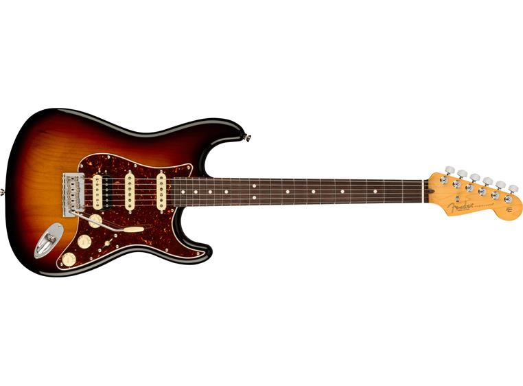 Fender Am Pro II Stratocaster HSS 3-Color Sunburst, Rosewood Fingerboard