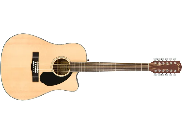 Fender CD-60SCE Dreadnought 12-String Natural, Walnut Fingerboard 