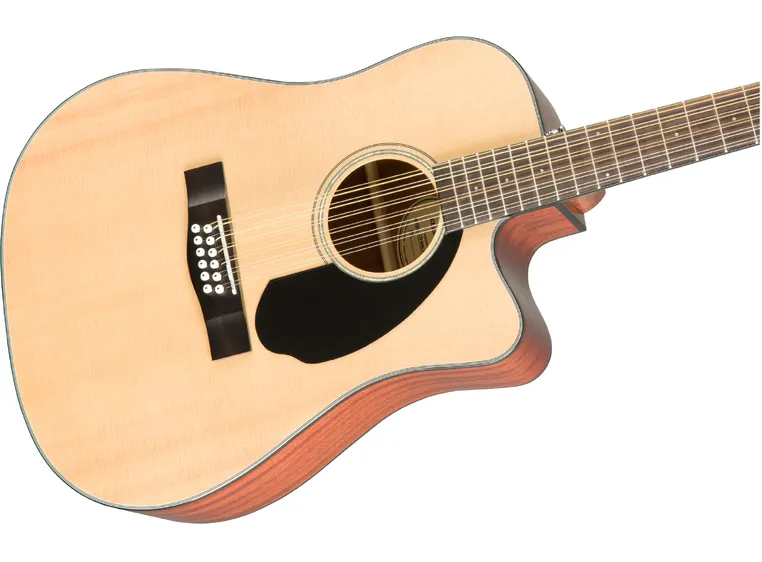 Fender CD-60SCE Dreadnought 12-String Natural, Walnut Fingerboard 