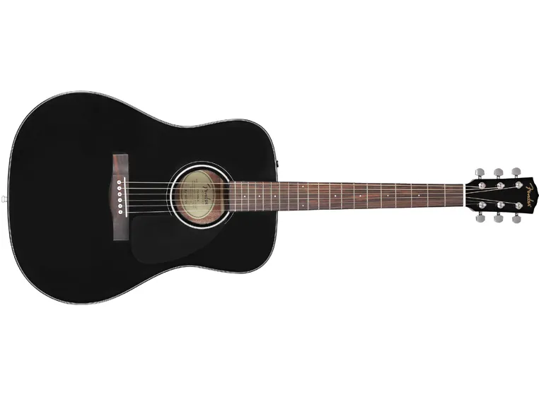 Fender CD-60 Dread V3 DS Black, Walnut Fingerboard 