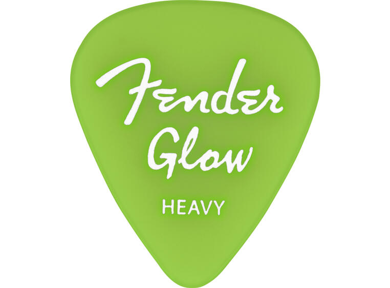 Fender Glow In The Dark Picks Glow in the Dark Plekter 12-pakning