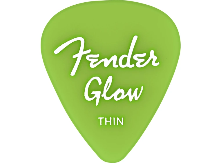 Fender Glow In The Dark Picks, 12 pack Glow in the Dark 