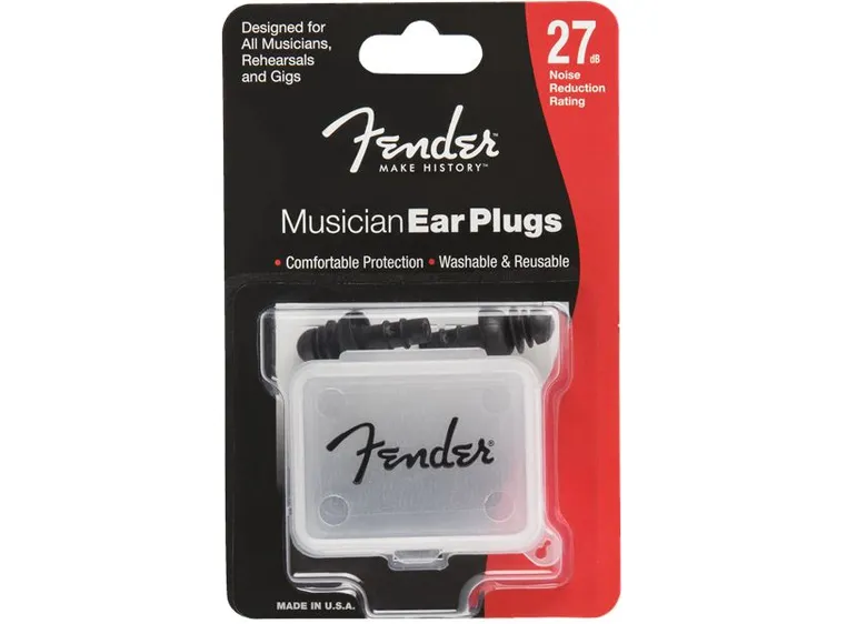 Fender Musician Series Ear Plugs, Black 