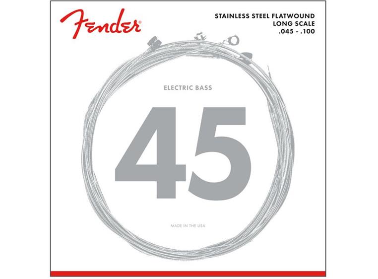 Fender Stainless 9050's Bass Strings (045-100) Stainless Steel Flatwound