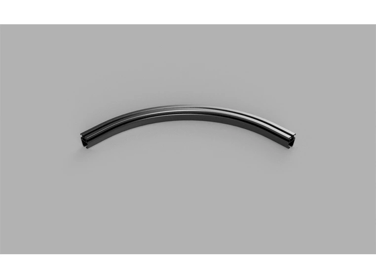 FlexRail buet profil Sort 90 grader R=700mm 