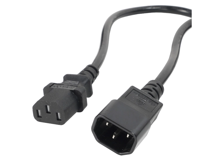 Forlengerkabel power 3x1.0 1meter 