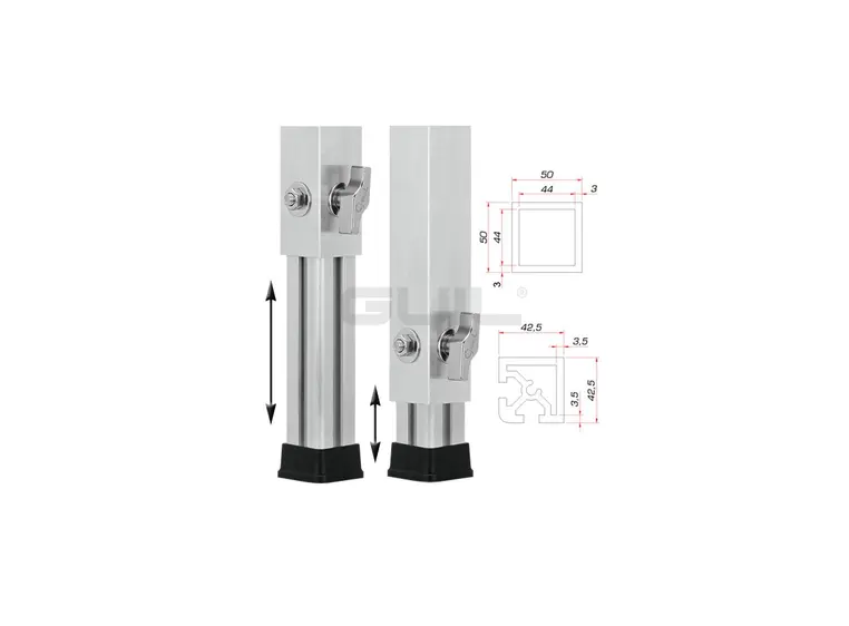 GUIL PTA-440/90-160 Telescopic Foot 