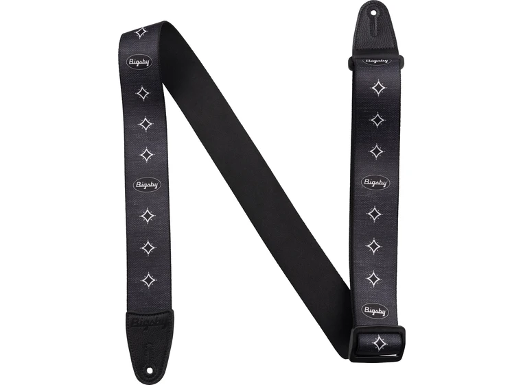 Gretsch Bigsby Star Graphic Strap Black, 2" 