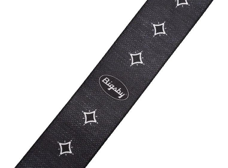 Gretsch Bigsby Star Graphic Strap Black, 2" 