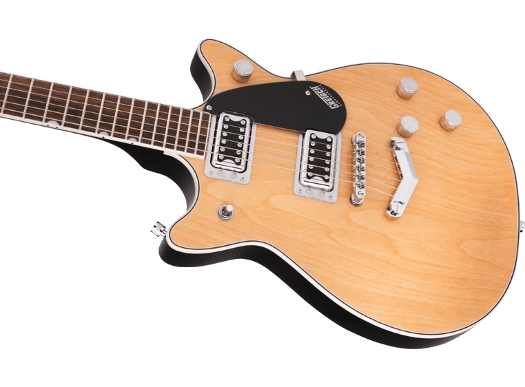 Gretsch G5222 Electromatic Dbl Jet BT V-Stoptail, Laurel FB, Aged Natural 