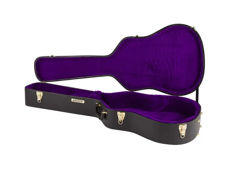 Gretsch G6293 Dreadnought Flat Top Case, Black 