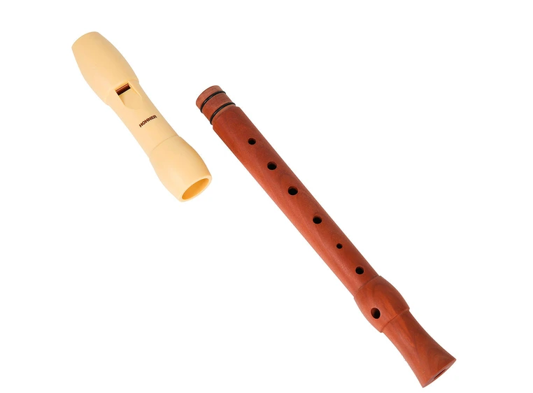 Hohner B95850 blokkfløyte, 2-delt trekropp og plastikkhode, tysk, Sopran 