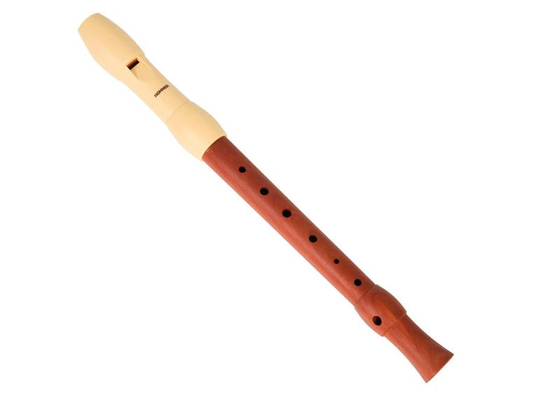 Hohner C-Sopran, 2-parts, wooden body plastic head in ivory, german, B95850 