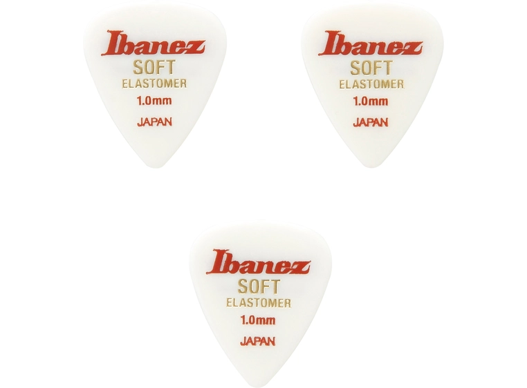 Ibanez BEL14ST10 Plekter Elastomer 3-pack soft 1.0mm 