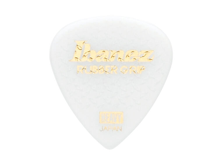 Ibanez PPA16HRG-WH Plekter Rubber Grip Heavy White 6-pakning