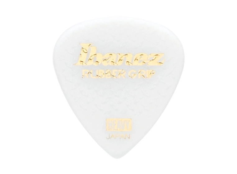 Ibanez PPA16HRG-WH Plekter Rubber Grip Heavy White 6-pakning 