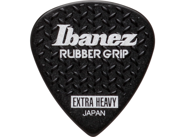 Ibanez PPA16XRG-BK Plekter 6-pakning Rubber Grip X-Heavy Svart 