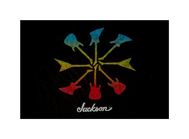 Jackson Guitar Shapes T skjorte, svart størrelse: L
