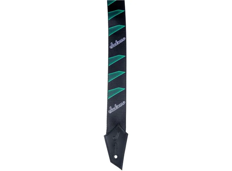 Jackson Strap with Headstock Pattern Black/Green 