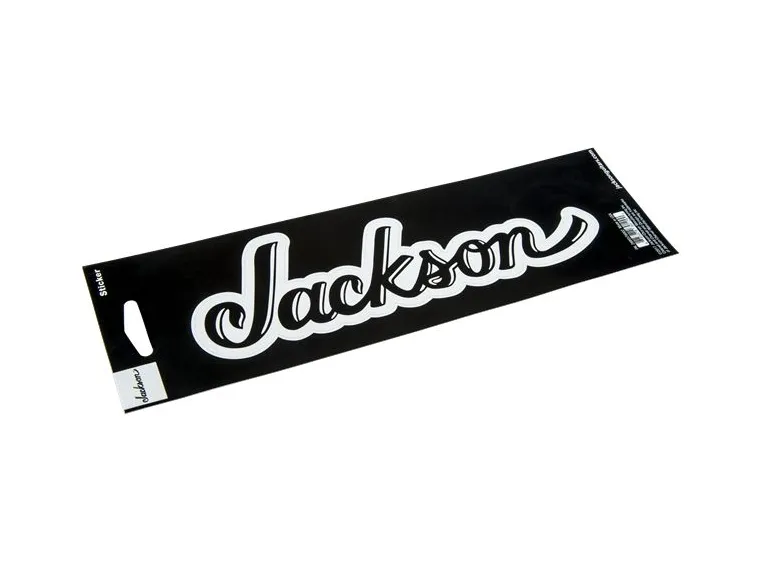 Jackson vinyl-klistremerke, svart 