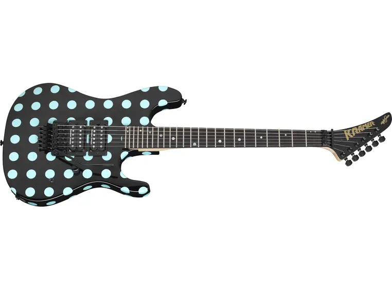 Kramer Nightswan Black with Blue Polka Dots 
