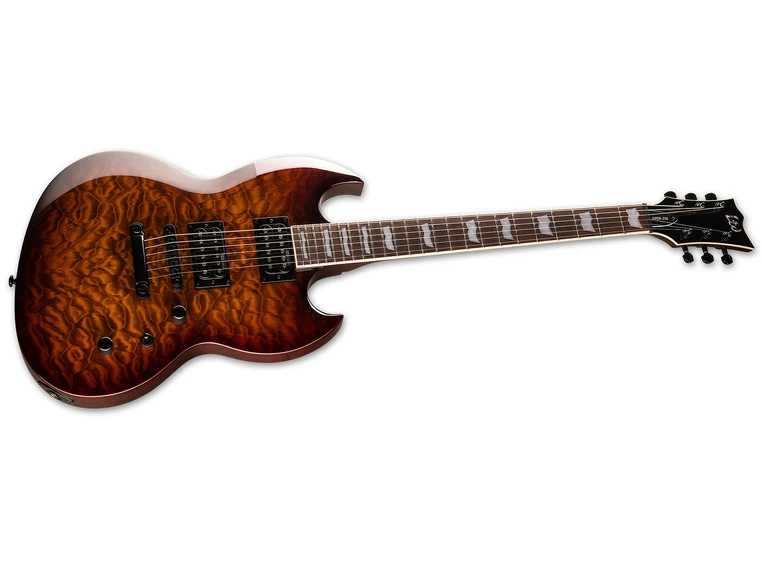 LTD Viper-256 Dark Brown Sunburst 