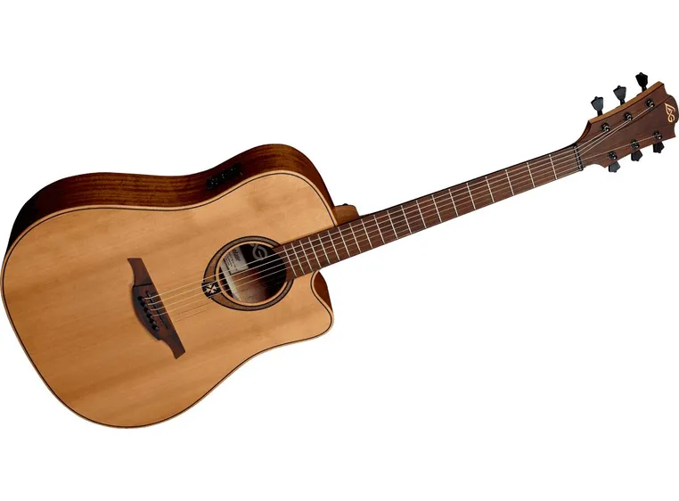Lag Guitars GLA T170DCE Tramontane Dreadnought Cutaway Electro 