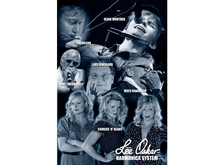 Lee Oskar 1910NM-Cm Munnspill 10-hull Natural Minor Cm 