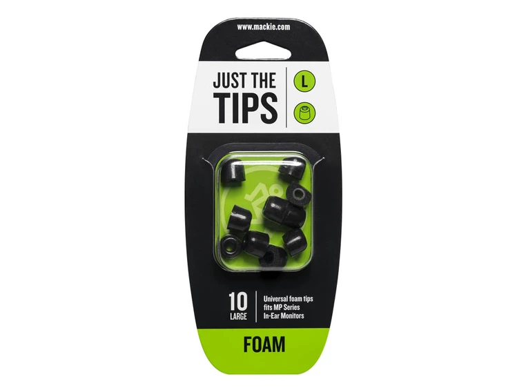 Mackie MP/CR Series Large Foam Black Tips Kit 