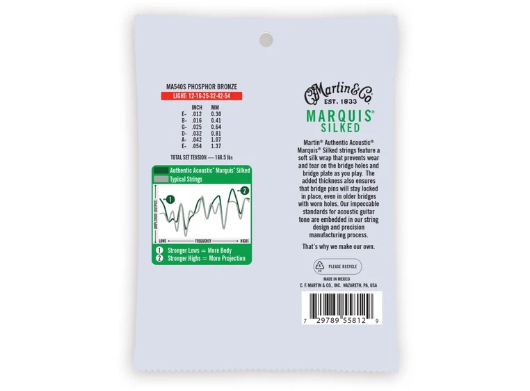 Martin Marquis MA540S (012-054) Phosphor Bronze 92/8 