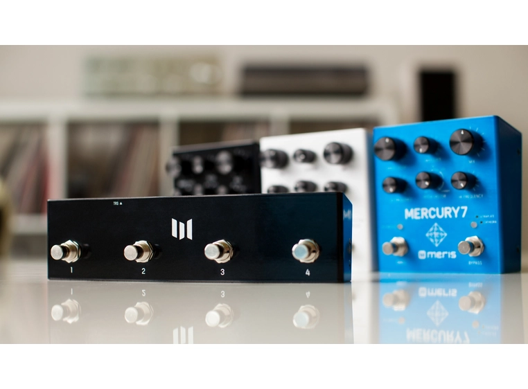 Meris Preset Switch 4-way Footswitch, provides additional control to pedals 