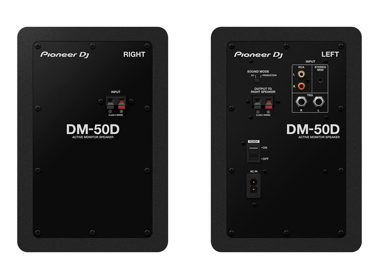 Pioneer DM-50D aktiv monitor sort(par)