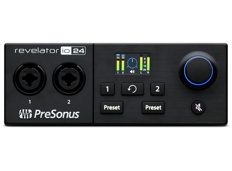 PreSonus Revelator io24 USB-C lydkort for streaming, podcast m.m