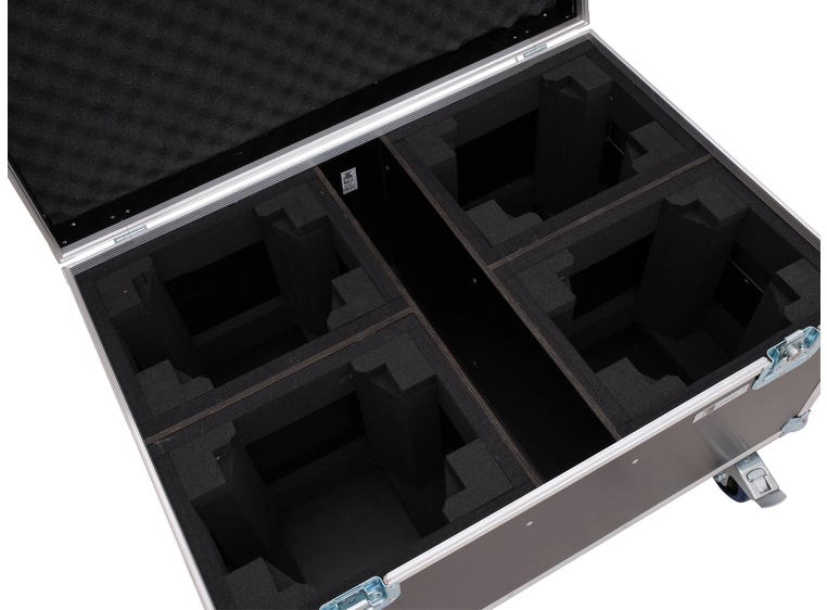 ROADINGER Flightcase 4x LED TMH-X4 