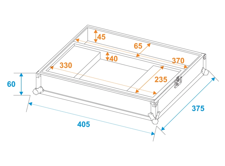 Roadinger Flightcase TRM-402 