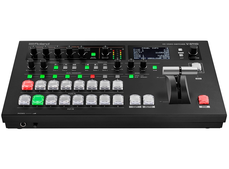 Roland V-60HD Multiformat videoswitcher 4SDI,2HDMI, ut(HDMI+SDI), MultiView 