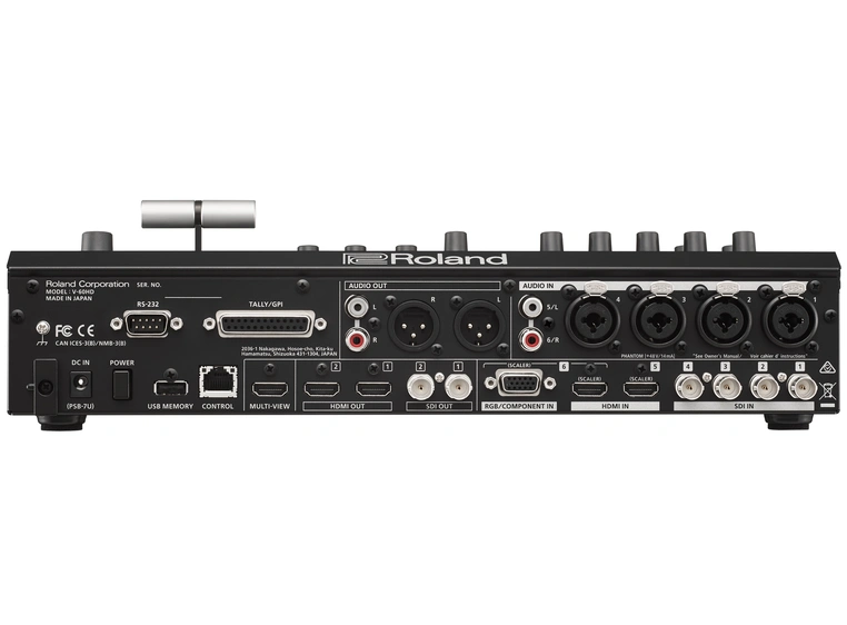 Roland V-60HD Multiformat videoswitcher 4SDI,2HDMI, ut(HDMI+SDI), MultiView 