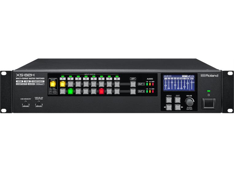 Roland XS-82H Multi format video switcher 8-in x 2-out