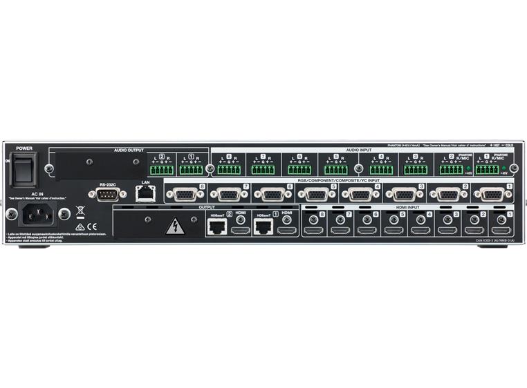 Roland XS-82H Multi format video switcher 8-in x 2-out