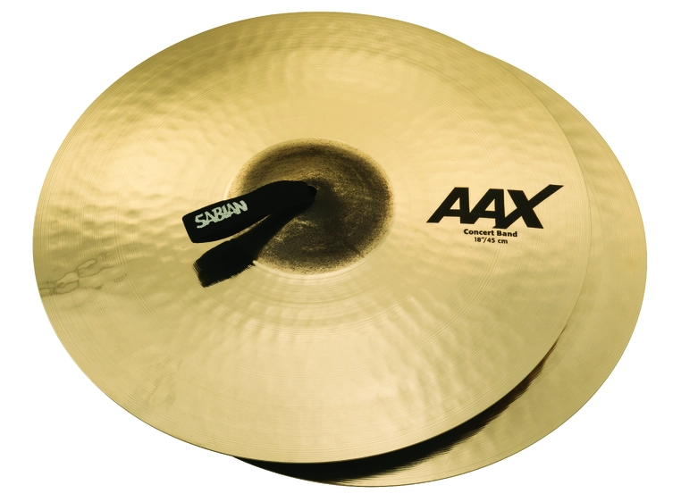 Sabian 18" AAX Concert Band BR Pair 21821XCB 