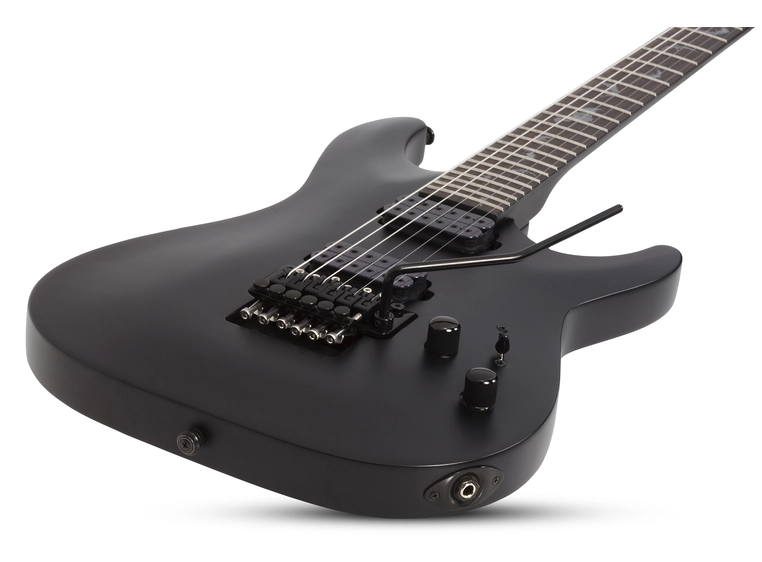 Schecter Damien-6 FR Satin Black (SBK) Satin Black 