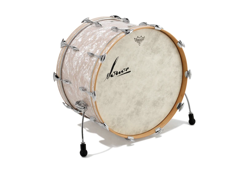 Sonor Vintage Series 2214 Basstromme 17329 Vintage Pearl, No mount 