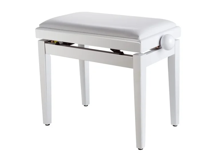 Soundsation SBH-100P-WH Pianostol, blank hvit, hvit skai 
