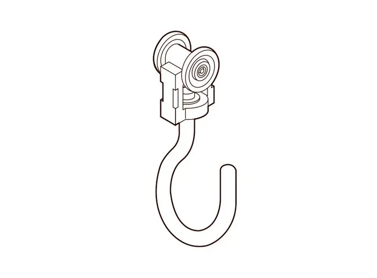 TOSO Supertrac trinse, swing med krok 3 kg pr trinse 